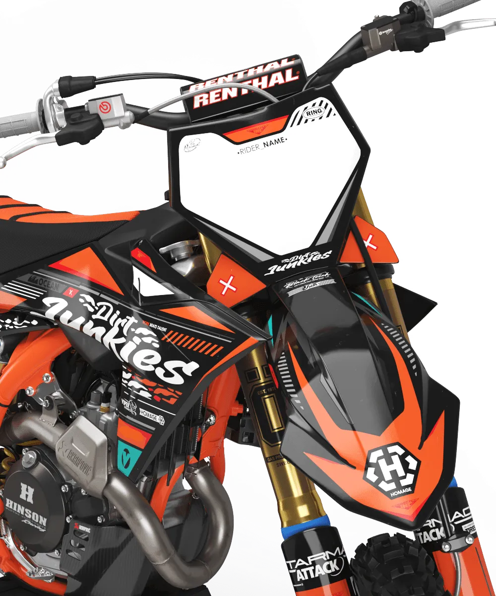 Dirt Junkies - kit grafiche semi-personalizzato
