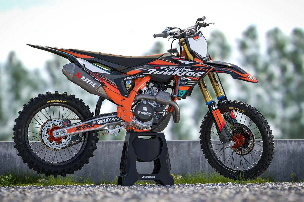 Dirt Junkies - kit grafiche semi-personalizzato