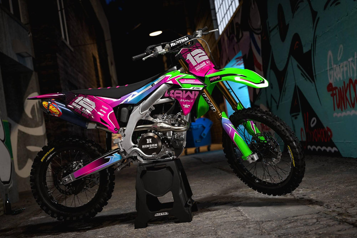 Kit Déco Kawasaki KXF 250 2021-2024 & KXF 450 2019-2023 - Disco