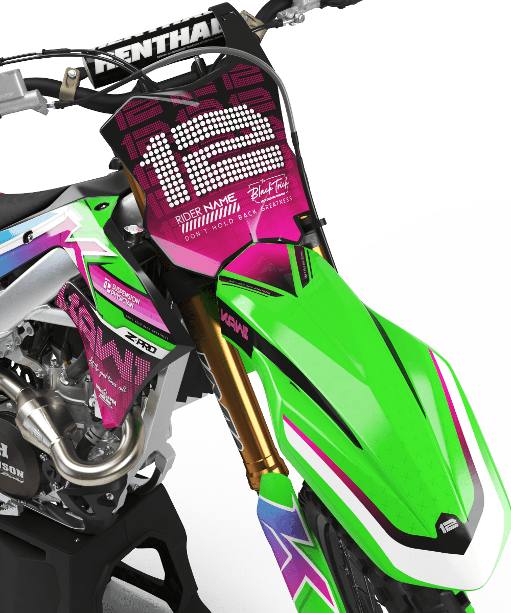 Kit Déco Kawasaki KXF 250 2021-2024 & KXF 450 2019-2023 - Disco