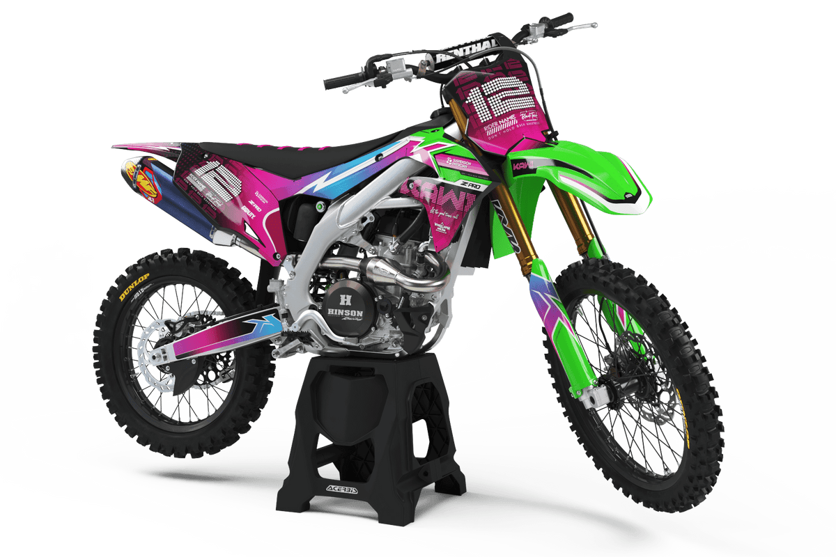 Kit Déco Kawasaki KXF 250 2021-2024 & KXF 450 2019-2023 - Disco