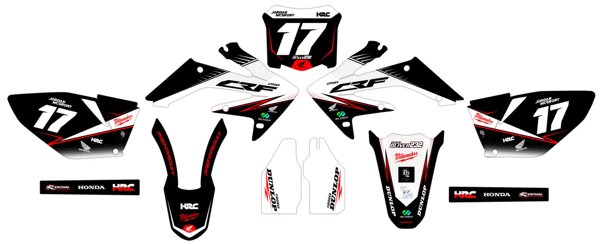 graphics kit HONDA CRF 250 2004-2009 - AXELION