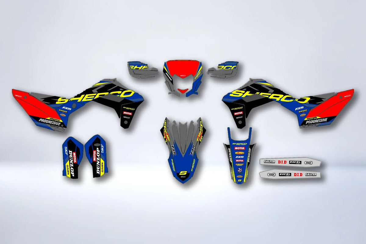 Kit déco Sherco SE SEF 2017-2024 - GRYNDAX