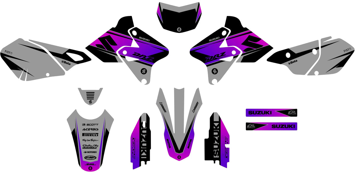 graphics kit SUZUKI DRZ 400 - STRYKA