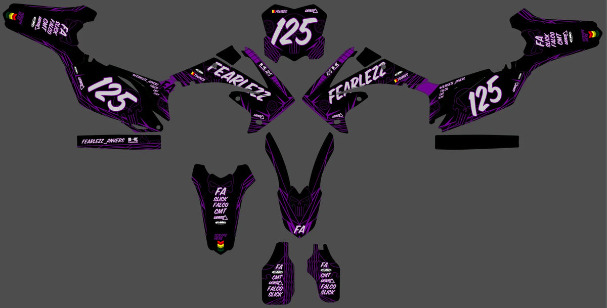 Graphics kit HONDA CRF 250-450 (2009-2012) - VORTIX