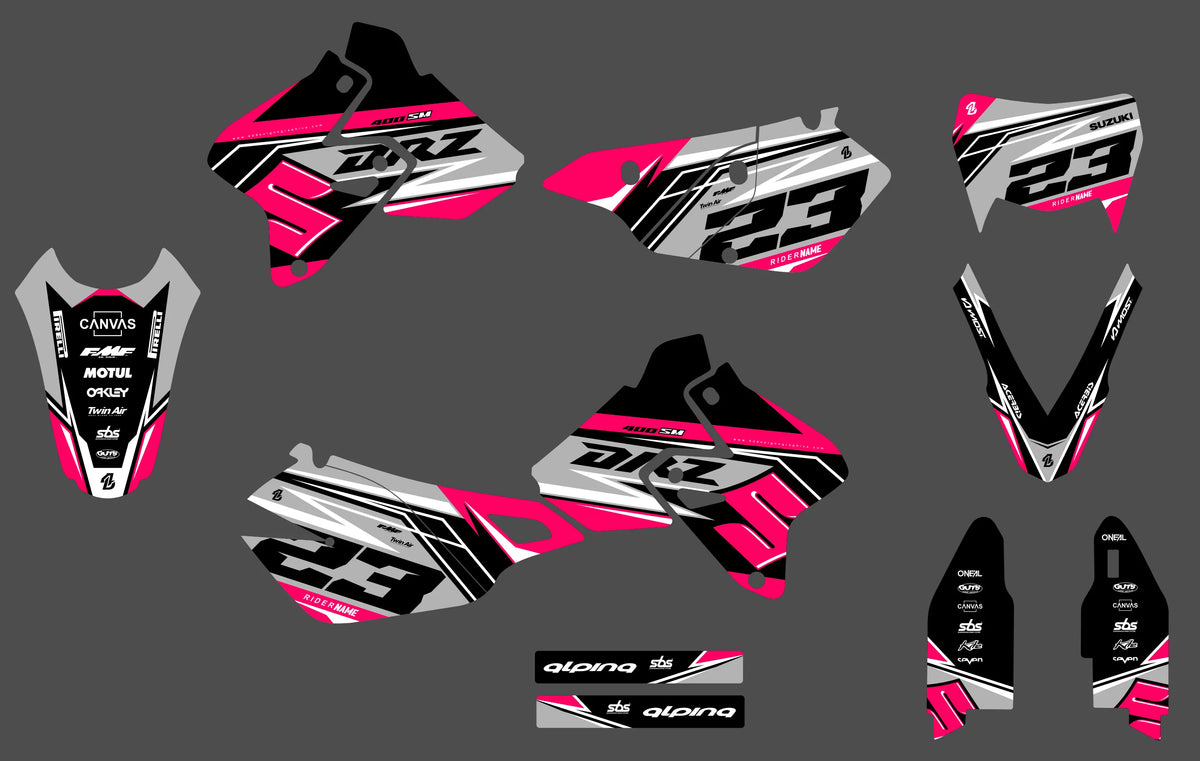 kit grafiche SUZUKI DRZ 400 - THRAXOR