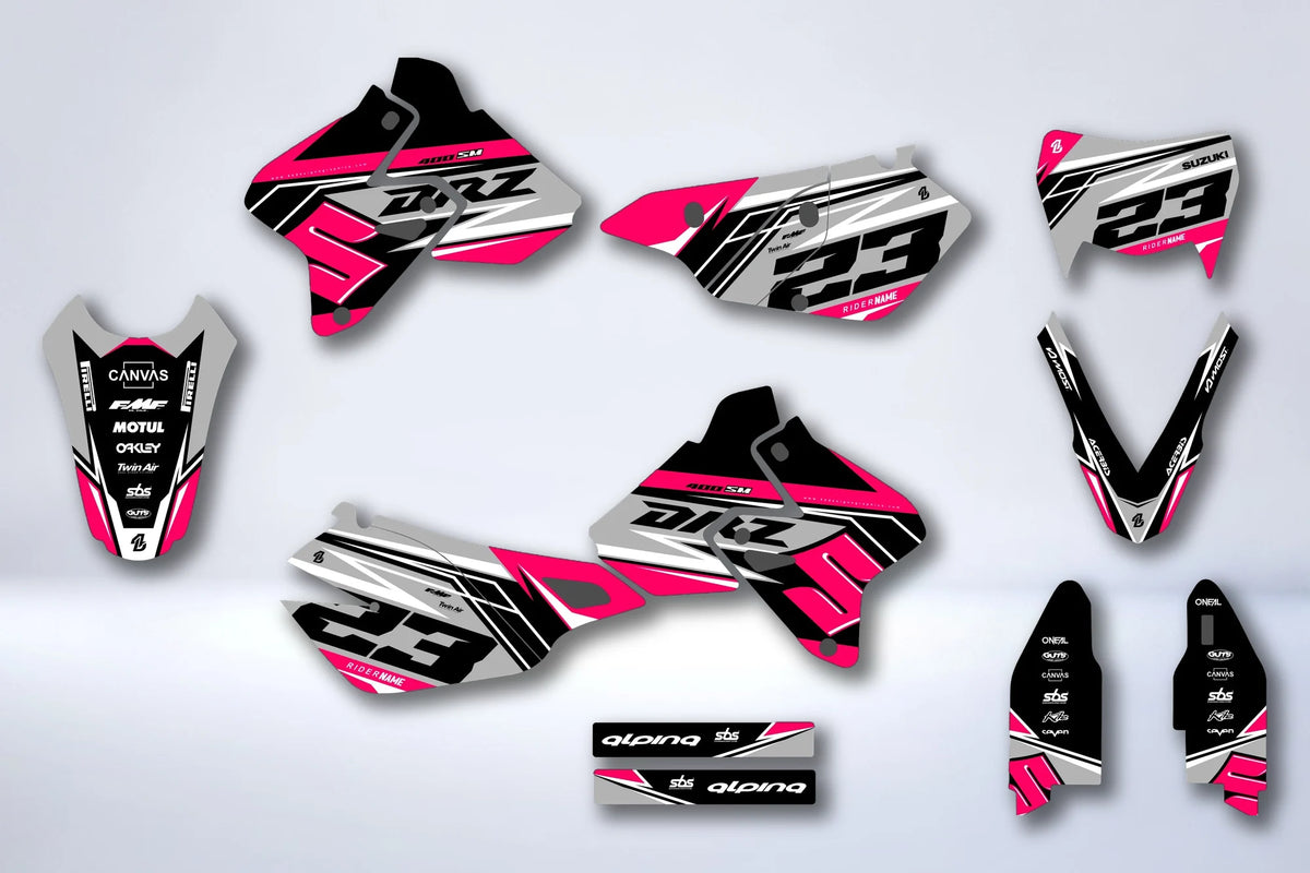 Graphics kit SUZUKI DRZ 400 - THRAXOR