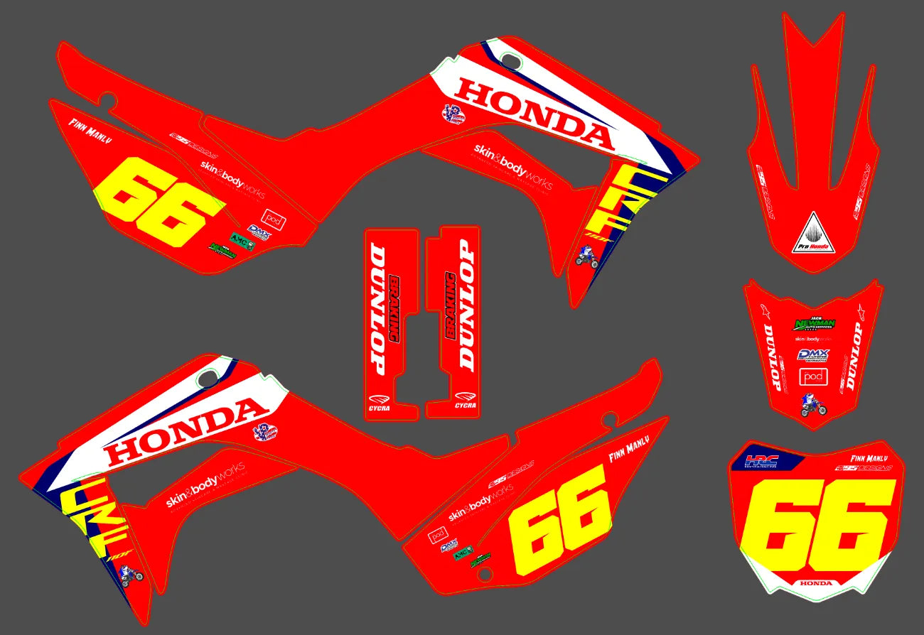 Kit déco HONDA CRF 110 2019-2024 - VEXTOR