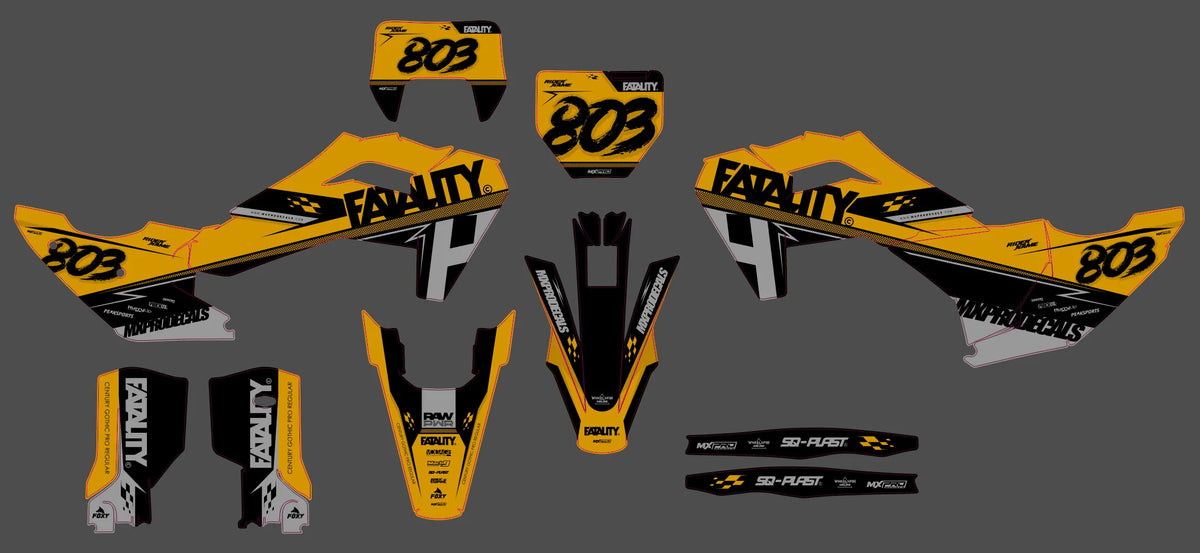 kit gráfico HUSQVARNA TC FC 2025 - VOLTRIX