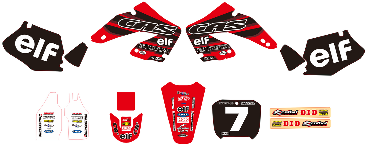 graphics kit HONDA CR 125-250 2000-2001 - IGNITIX