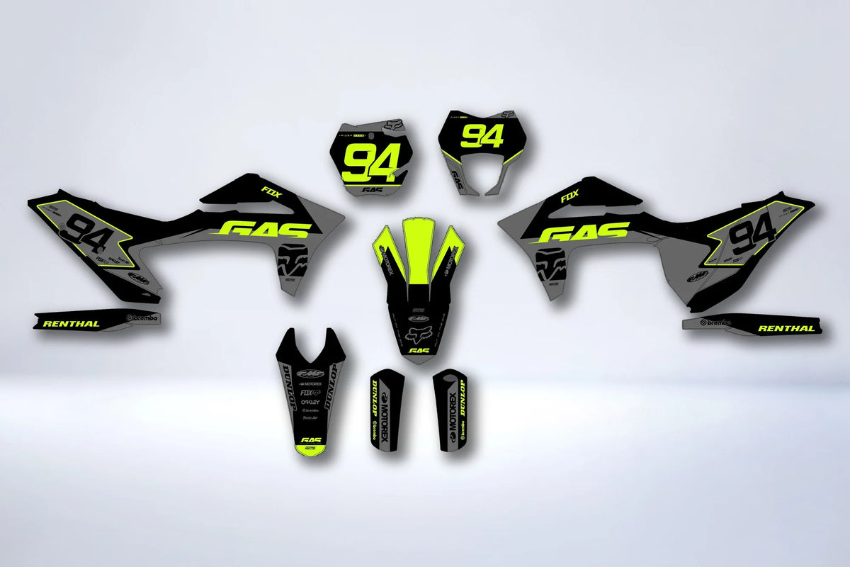 GASGAS EC / EC-F / MC / MC-F 2020-2023 graphics kit - ZYNTRIX