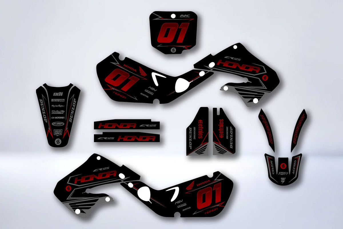 Kit de adhesivos HONDA CR 125-250 1997-1999 - GRITRON