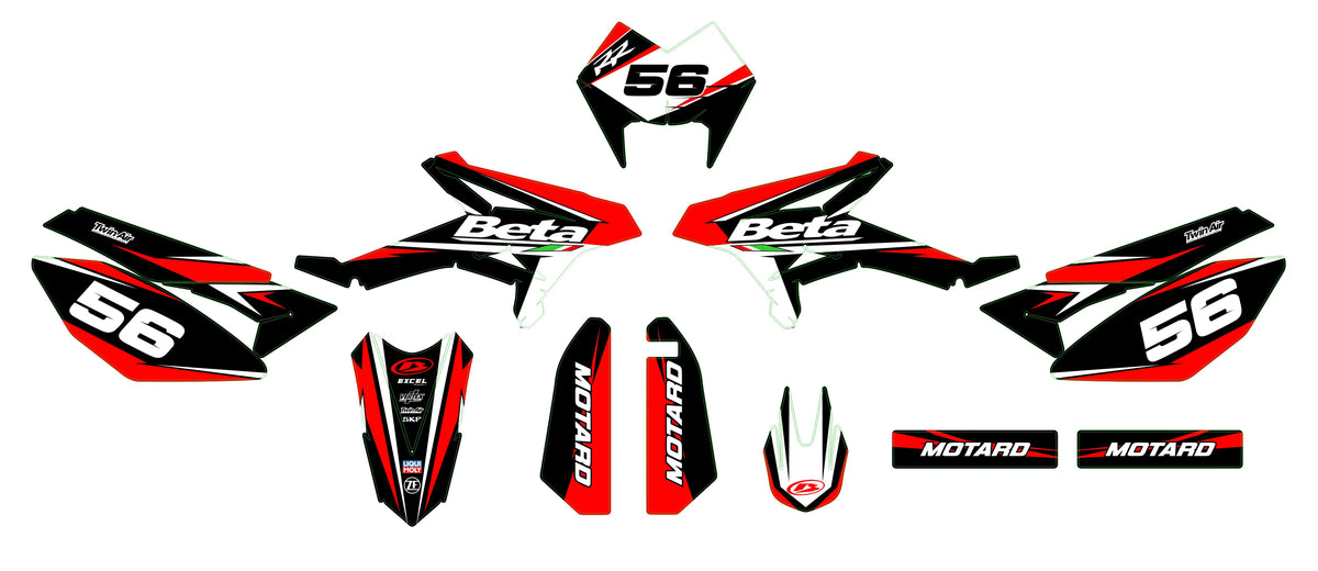 kit grafiche BETA 50 RR 2011-2020 - TREVIX
