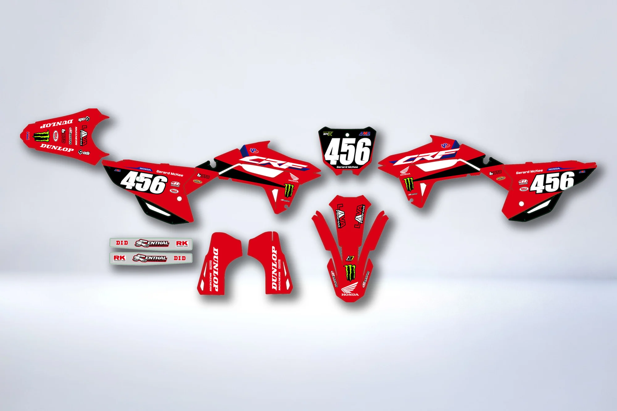 Kit déco Honda CRF 250 2022-2024 & CRF 450 2021-2024 - ZYNOVA