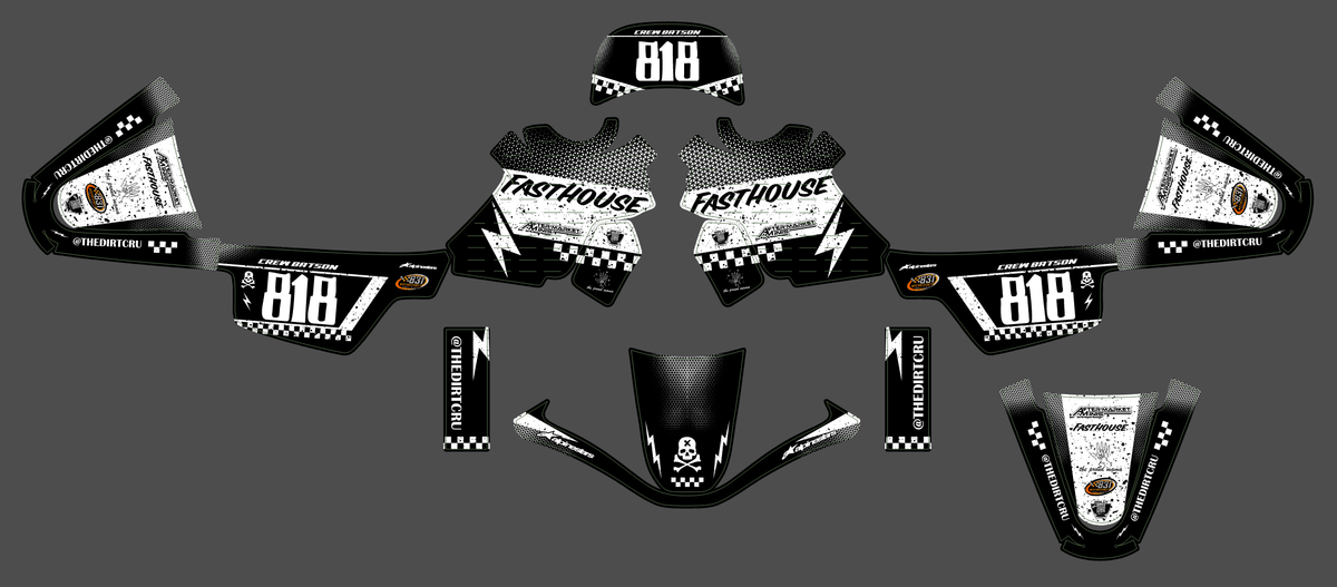 graphics kit YAMAHA PIWI PW 50 80 1990-2025 - ZYNTRIX