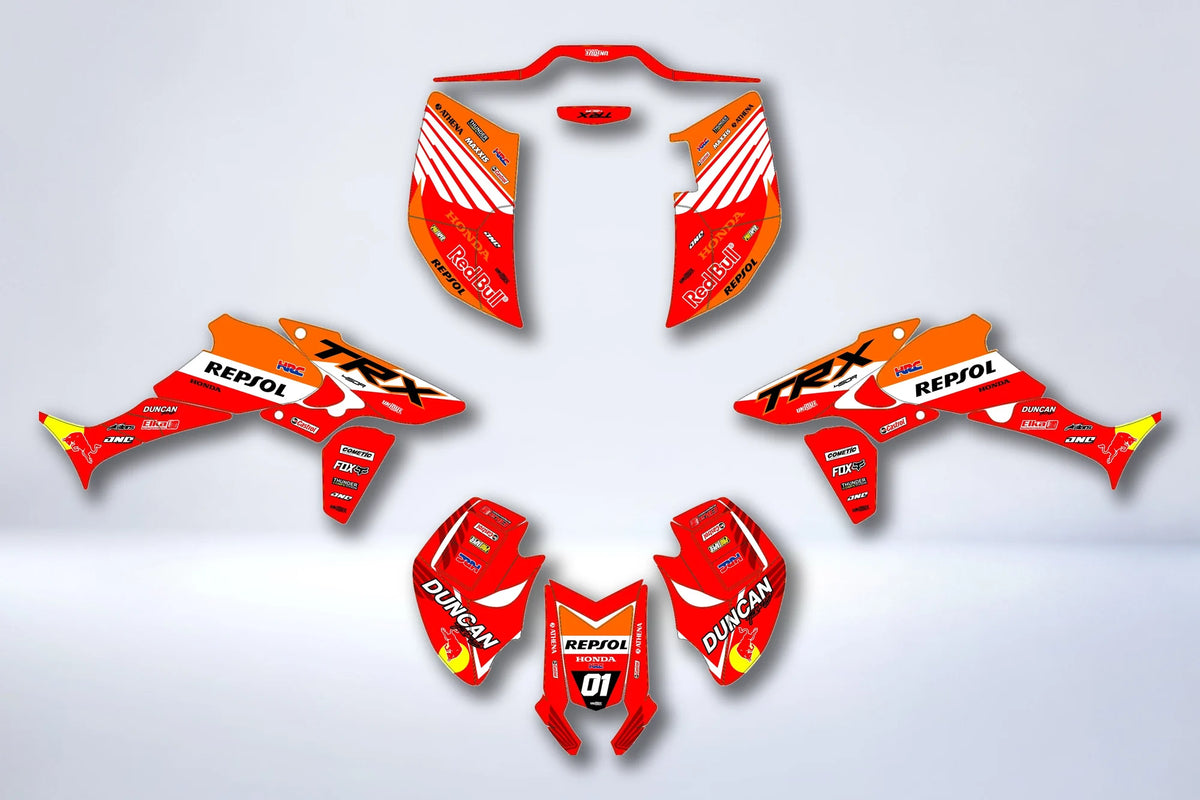 Dekor-Kit HONDA TRX 450 450R 450ER - DRAXION
