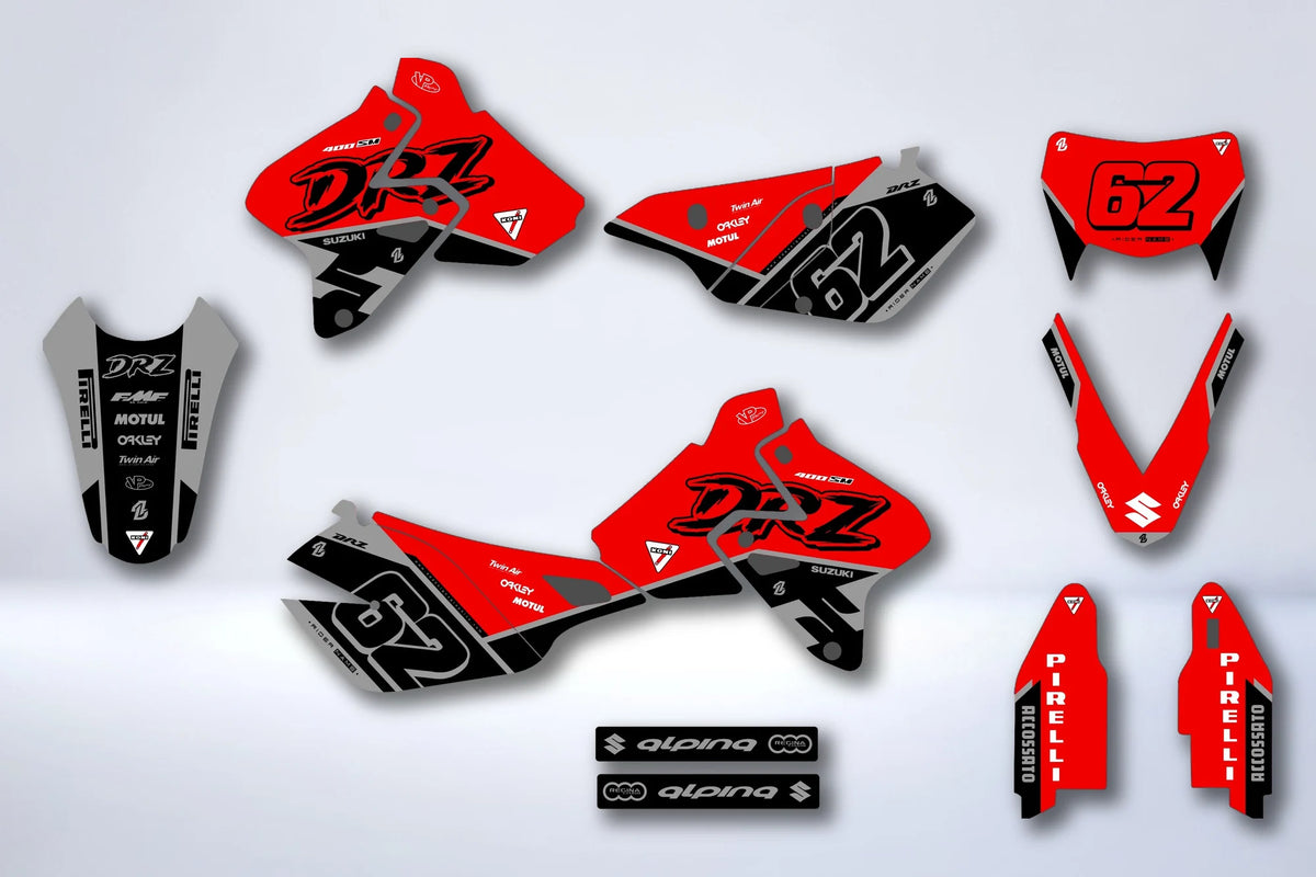 Kit grafiche SUZUKI DRZ 400 - TRAXEN