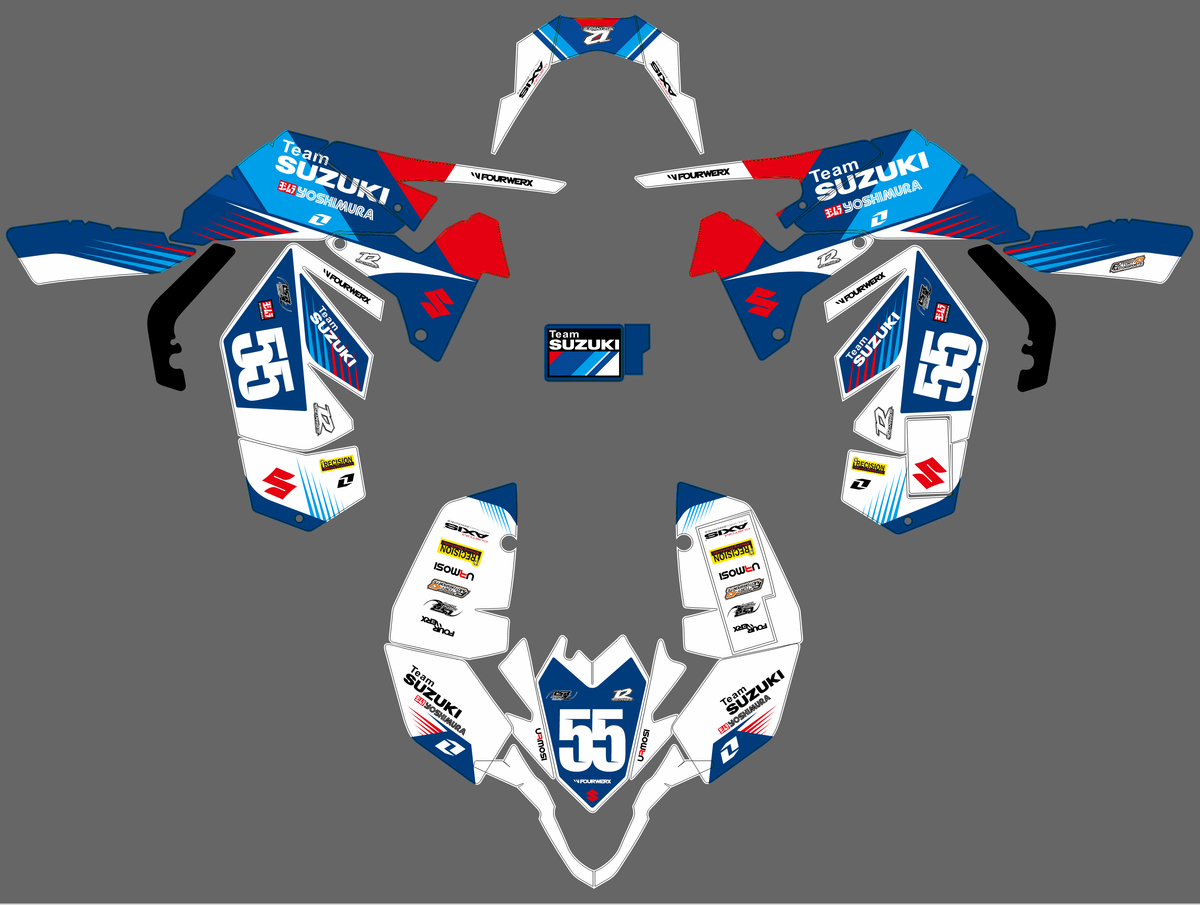graphics kit SUZUKI LTR 450 - NOVATRX