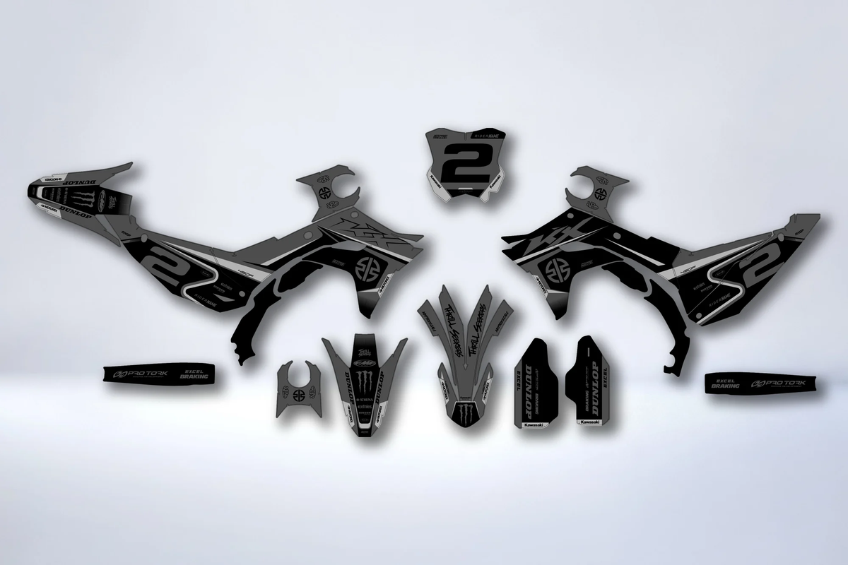 Kit Déco KAWASAKI KXF 250 2025 & KXF 450 2024-2025 - VORAXIS