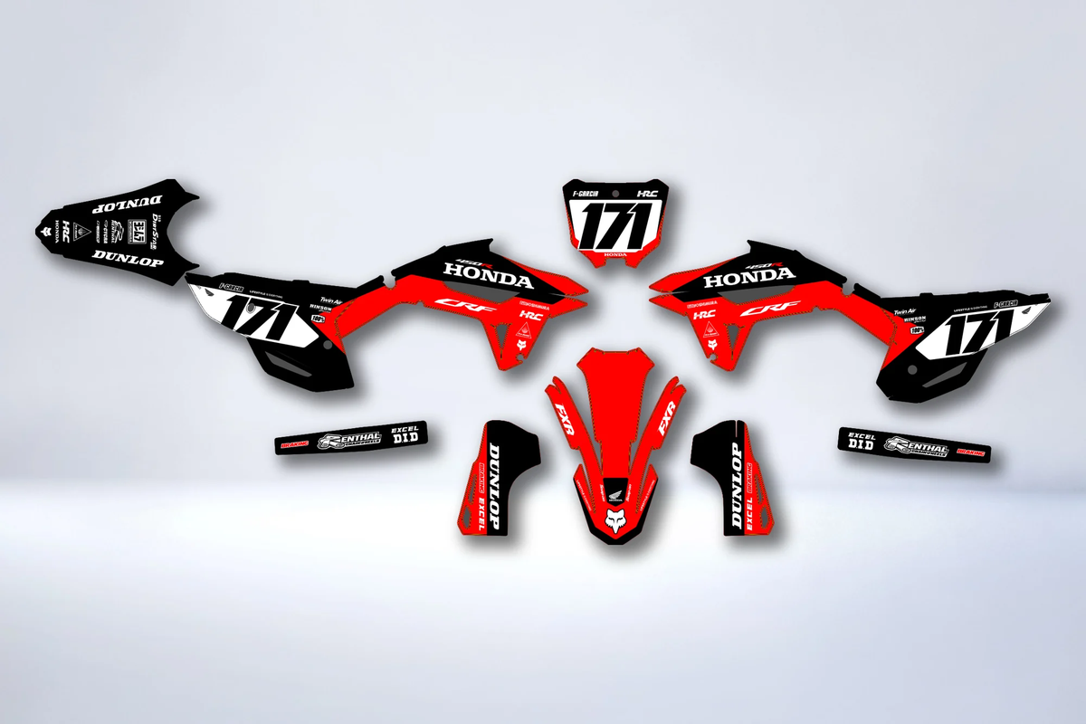 Honda CRF 250 2022-2024 & CRF 450 2021-2024 graphics kit - THRASHR