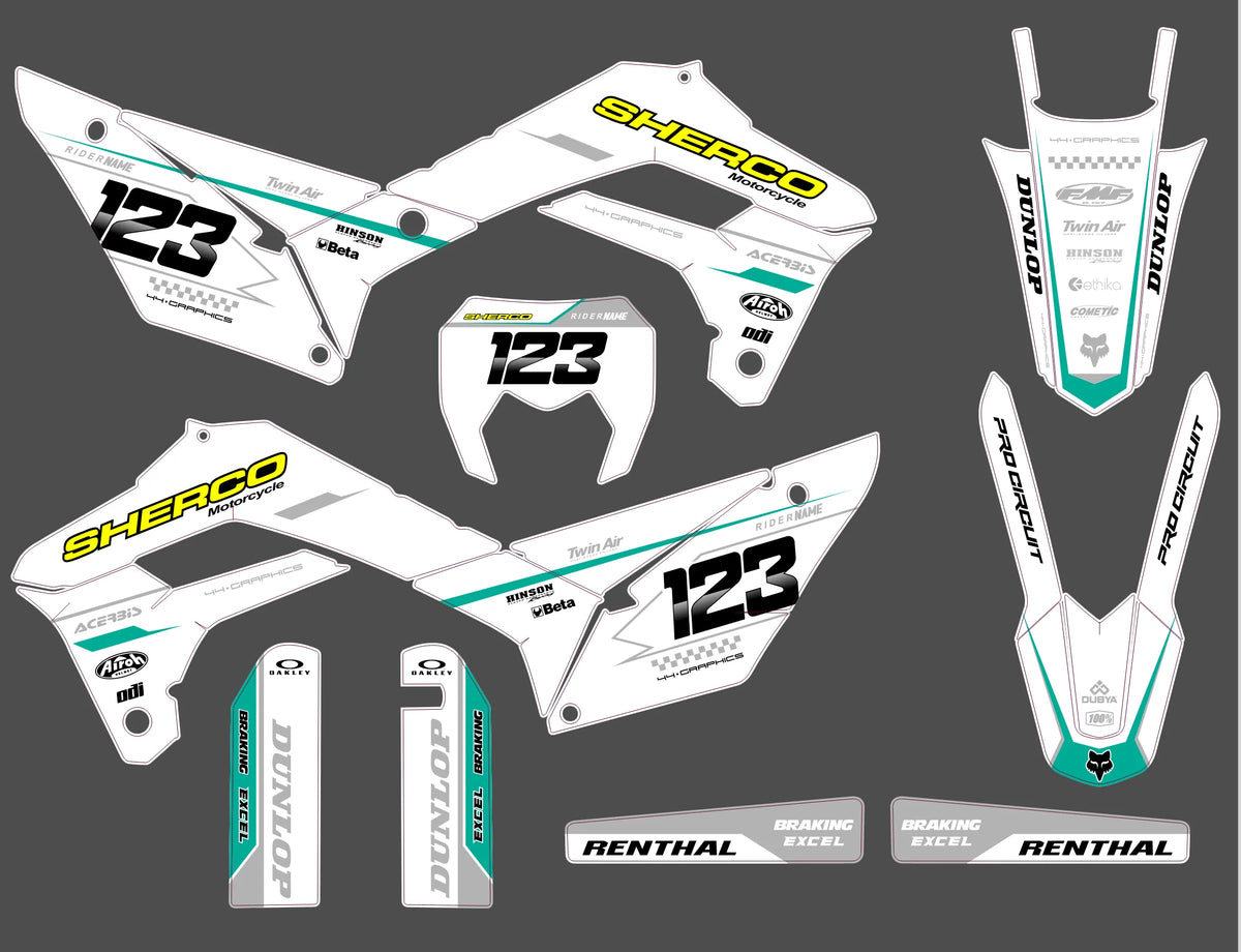 Kit déco Sherco SE SEF 2017-2024 - VORTRAX