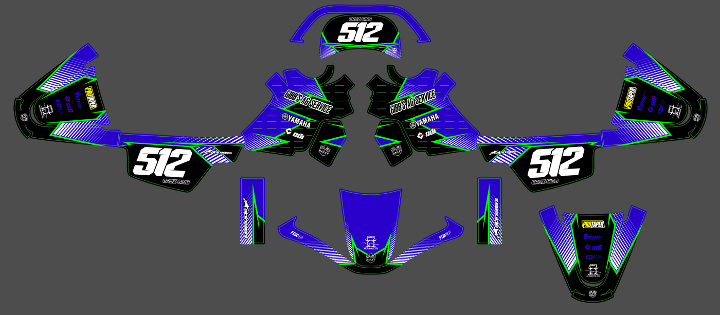 Kit déco YAMAHA PIWI PW 50 80 1990-2025 - TORZIX