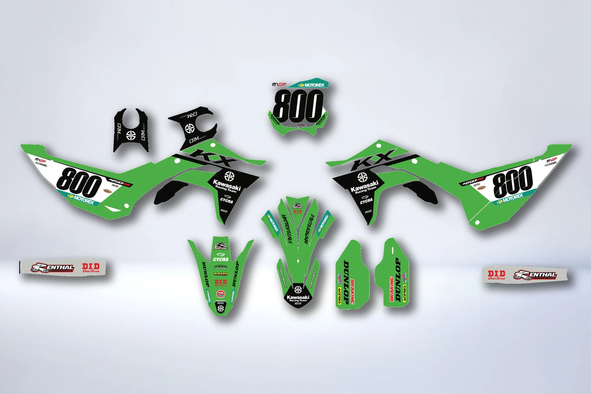 Dekor-Kit KAWASAKI KXF 250 2025 & KXF 450 2024-2025 - NITRYX