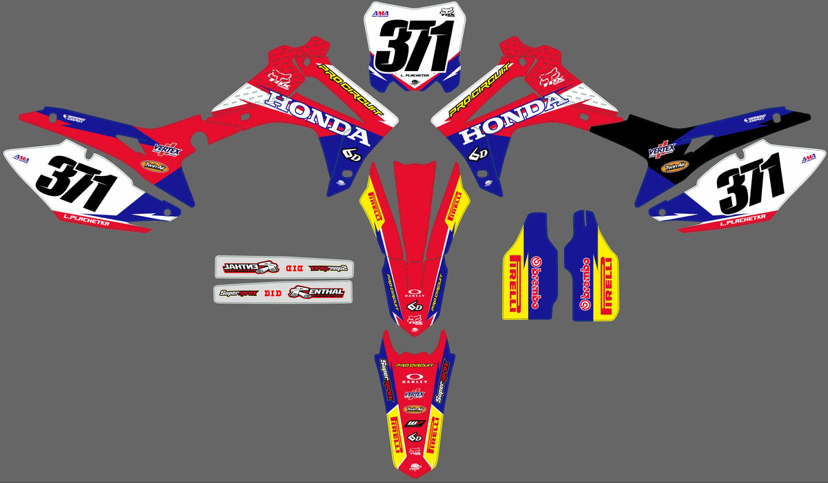 Graphics kit HONDA CRF 250-450 2013-2016 - MUDSLAY