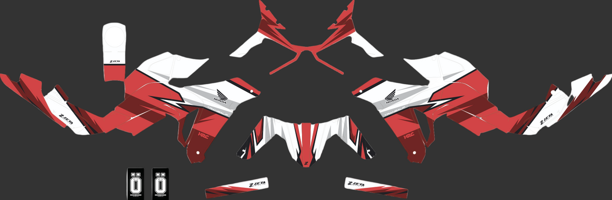 HONDA TRANSALP 750 2023-2025 graphics kit - ZYNTRIX