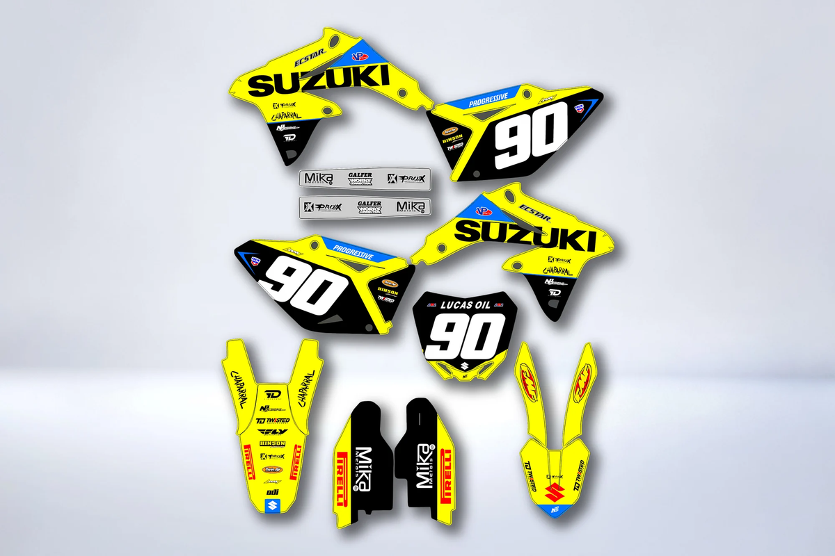 Graphics kit SUZUKI RMZ 450 2010-2017 - TORNIX
