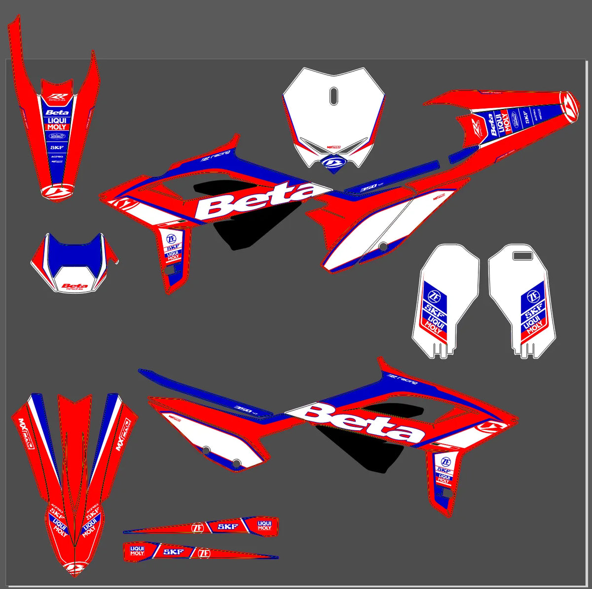 kit grafiche BETA RR Enduro 2020-2022 - VYPERON