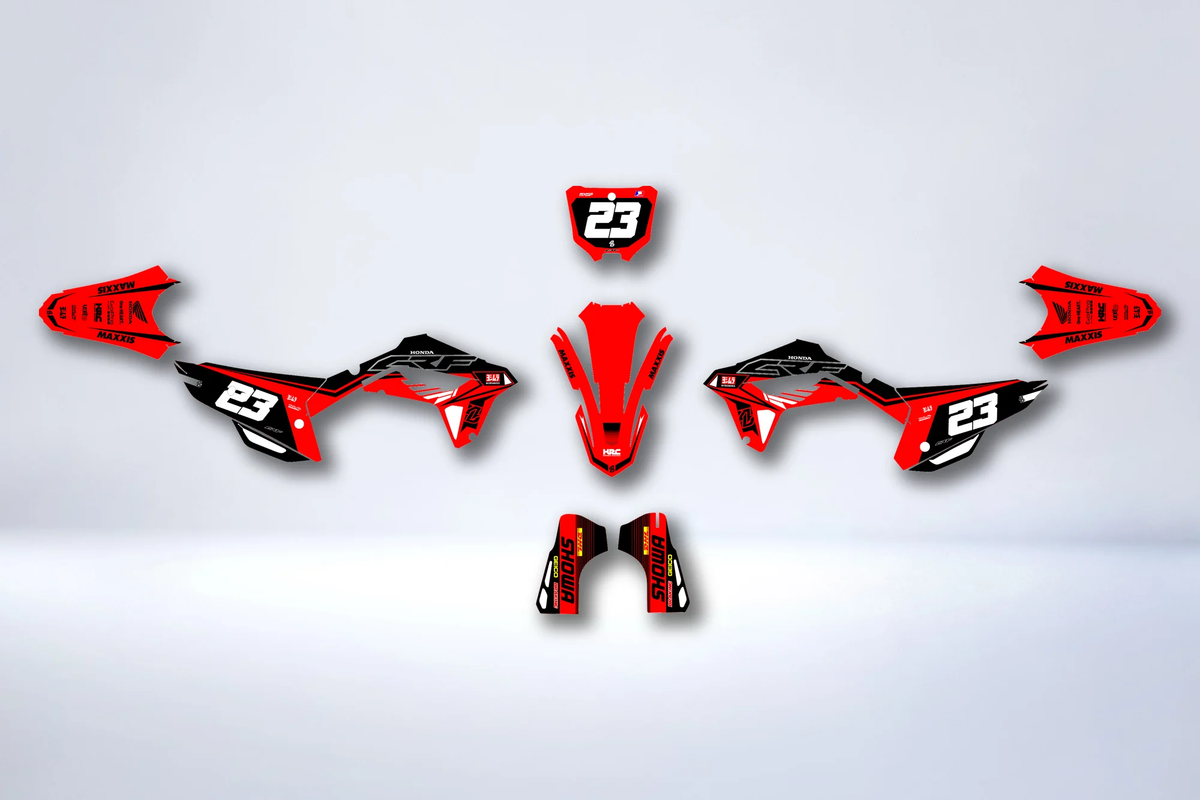 Kit déco Honda CRF 250 2022-2024 & CRF 450 2021-2024 - GRITRON