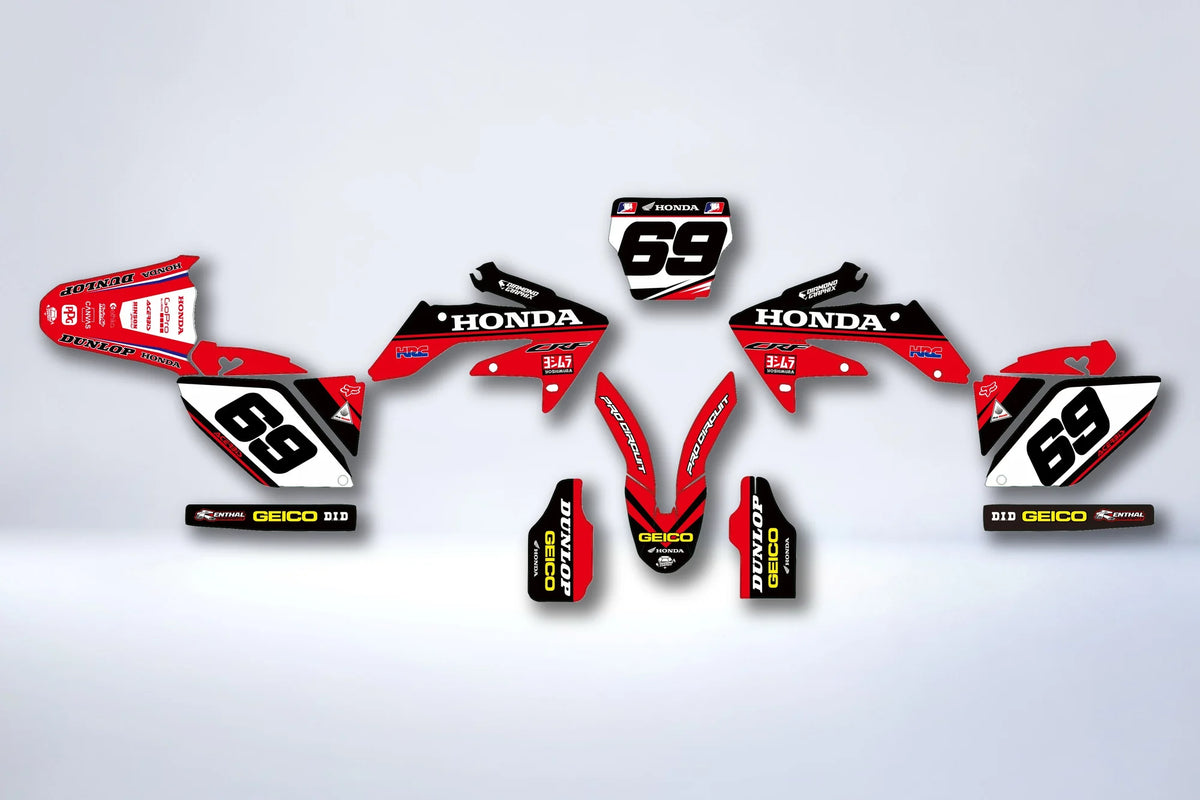 Kit déco HONDA CRF 250 2004-2009 - VORTIX