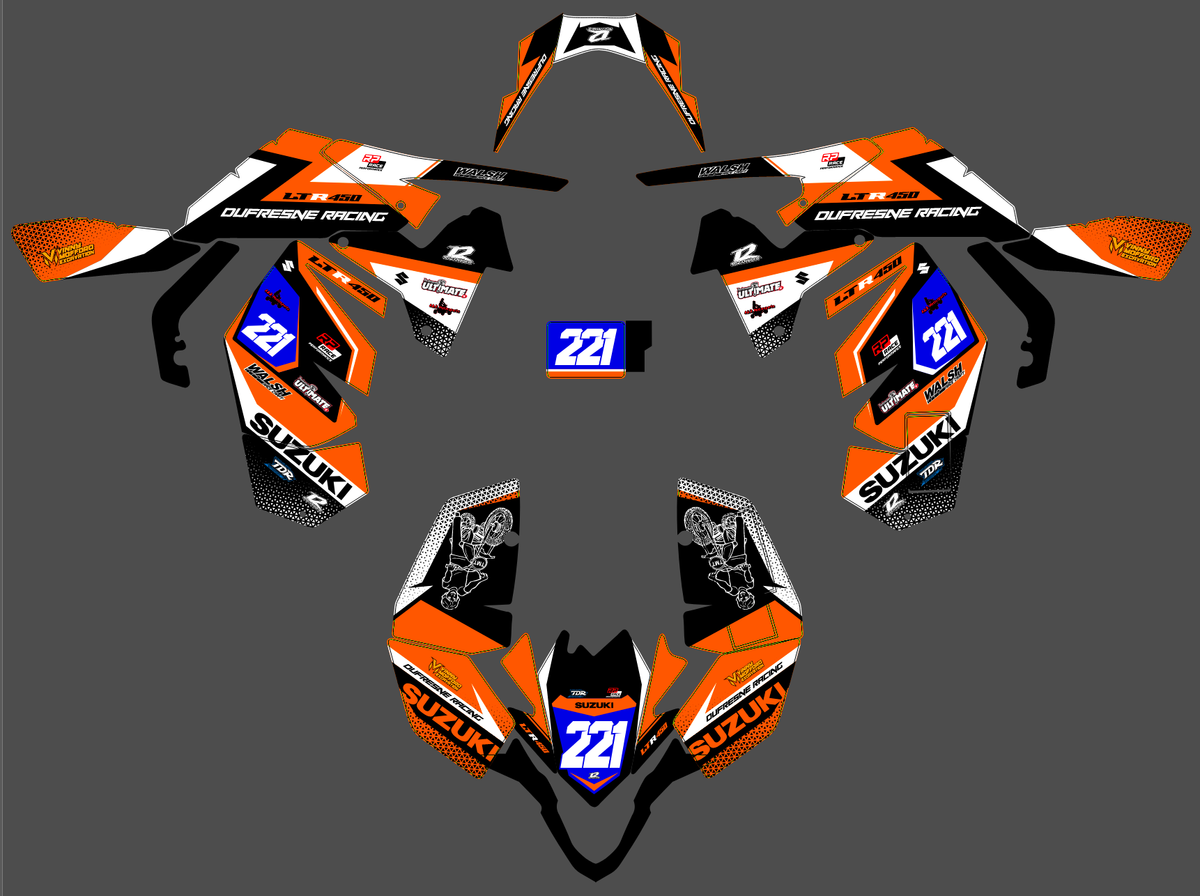 Kit déco SUZUKI LTR 450 - VULTRIX