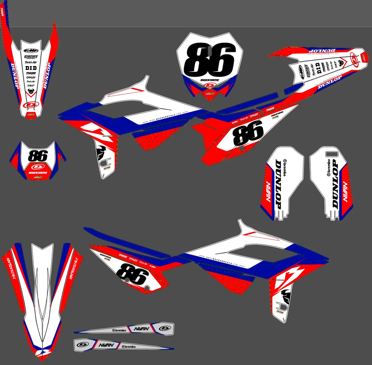 kit grafiche BETA RR Enduro 2020-2022 -
