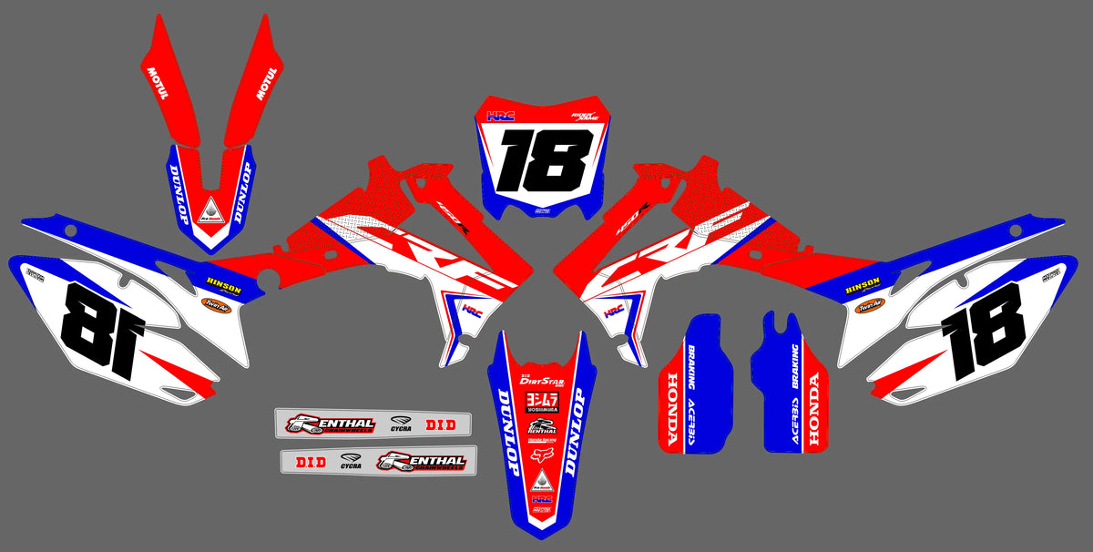 Graphics kit HONDA CRF 250-450 2013-2016 - IGNYTE
