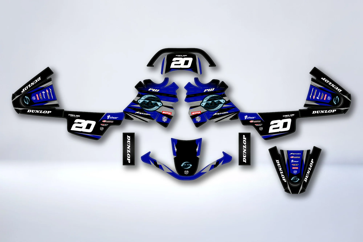Kit déco YAMAHA PIWI PW 50 80 1990-2025 - VOLTIX