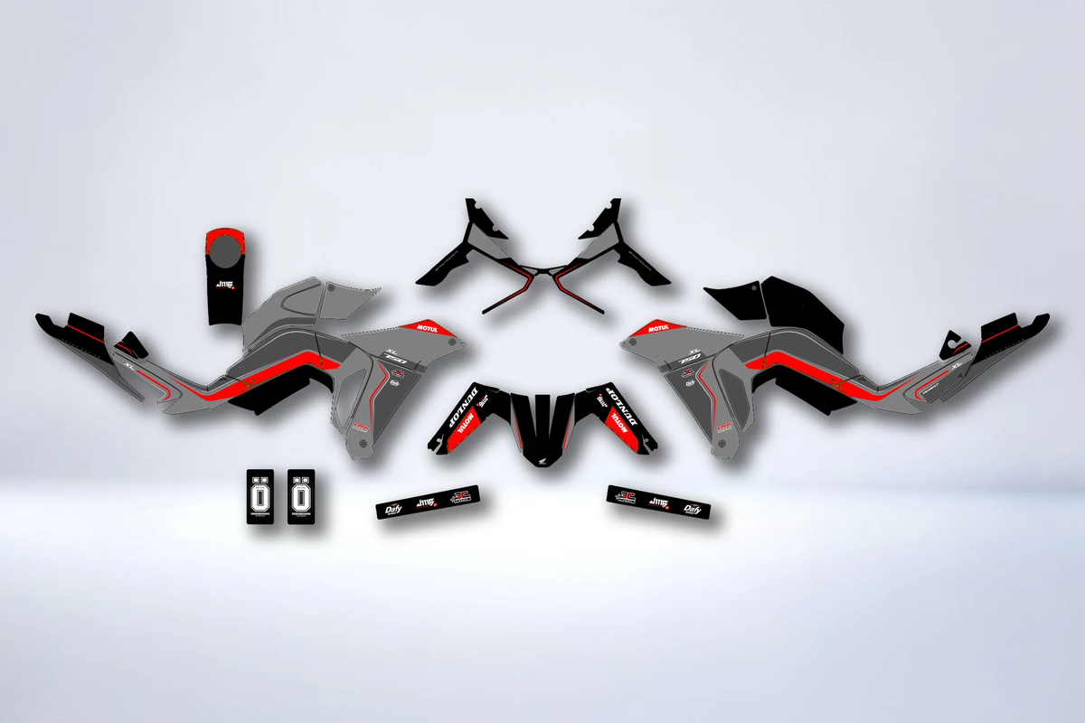 Kit de adhesivos HONDA TRANSALP 750 2023-2025 - CORVAX