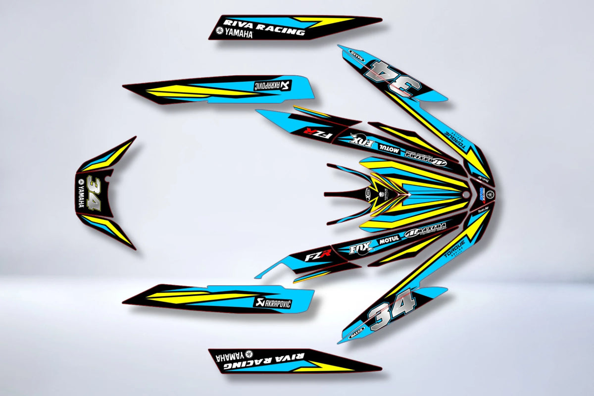 graphics kit Yamaha FZR FZS 1800 SHO 2009-2013 Waverunner - ZYNKOR