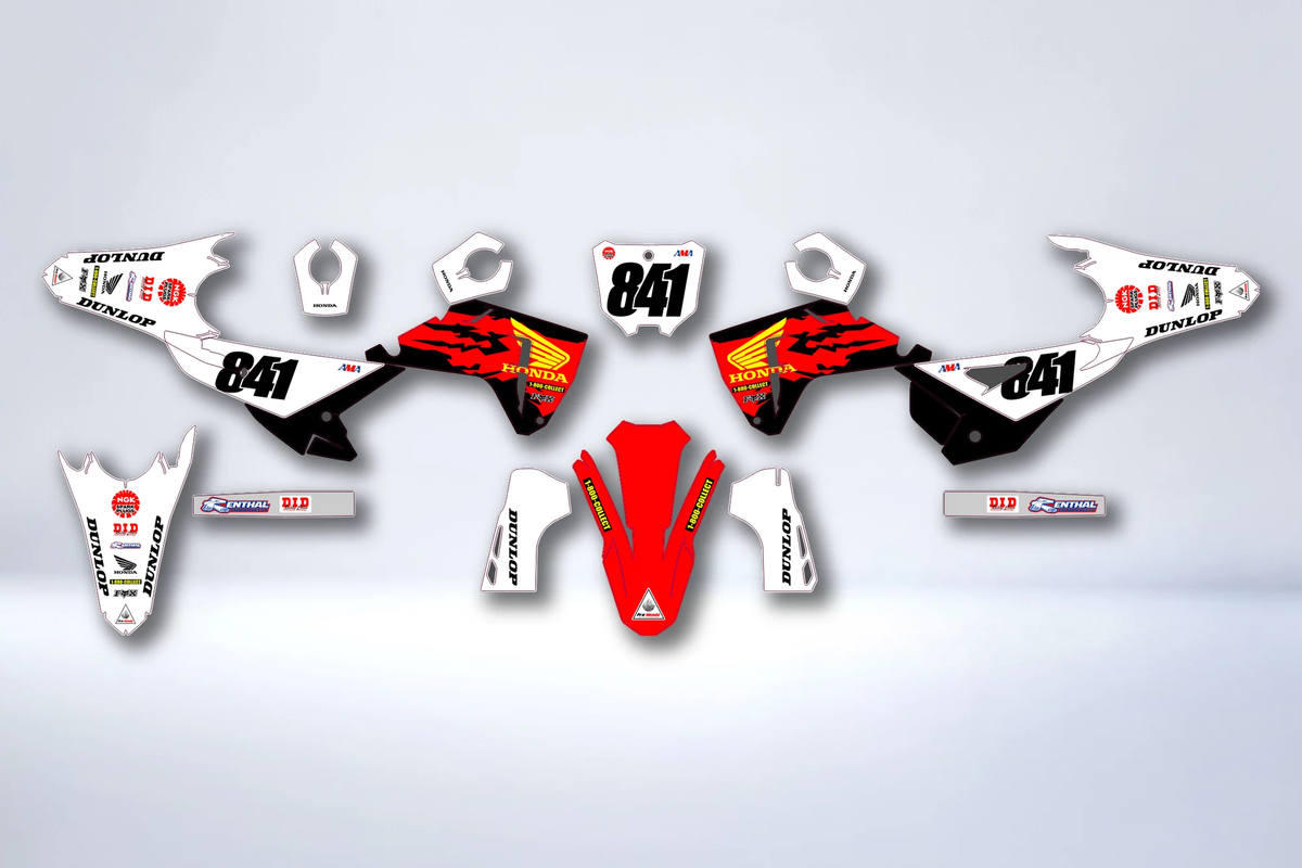 HONDA CRF 250 & CRF 450 2025-2026 graphics kit - PYRAXIS