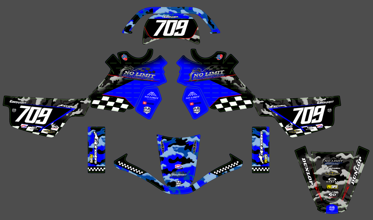 graphics kit YAMAHA PIWI PW 50 80 1990-2025 - NITRIX