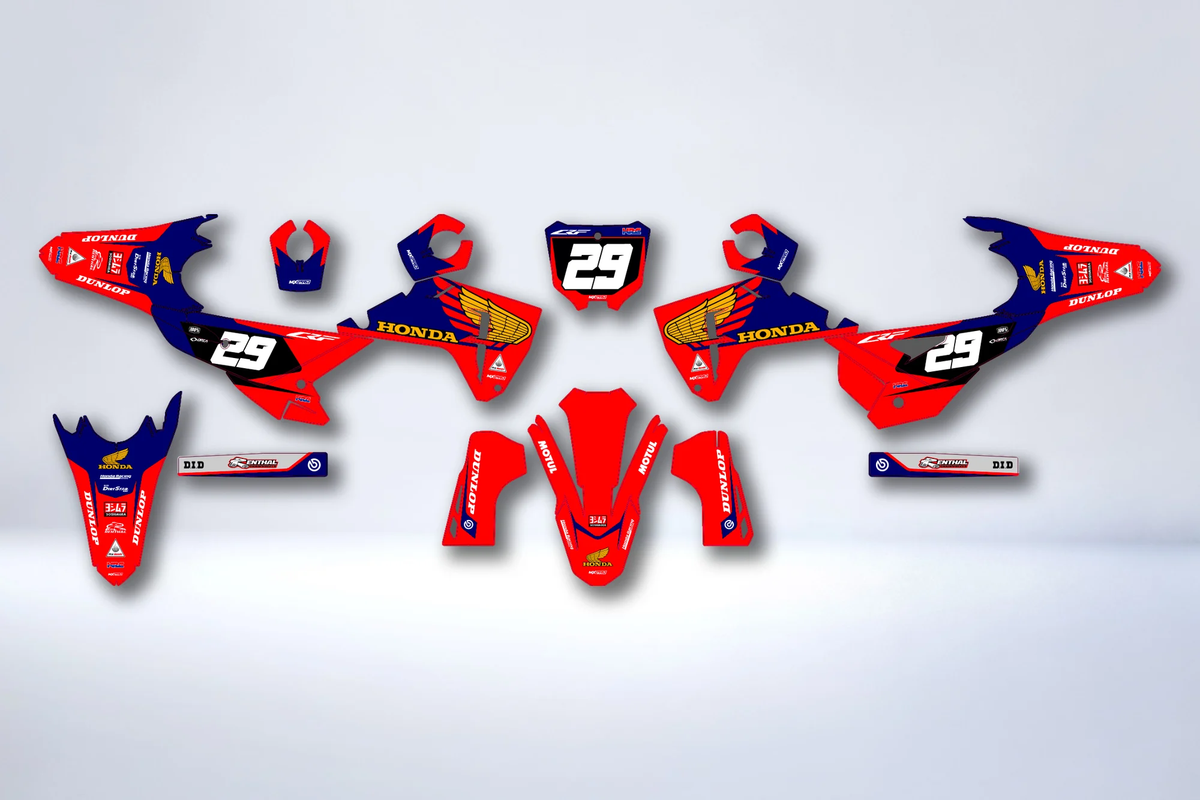 Kit de adhesivos HONDA CRF 250 & CRF 450 2025-2026 - VULTRIX