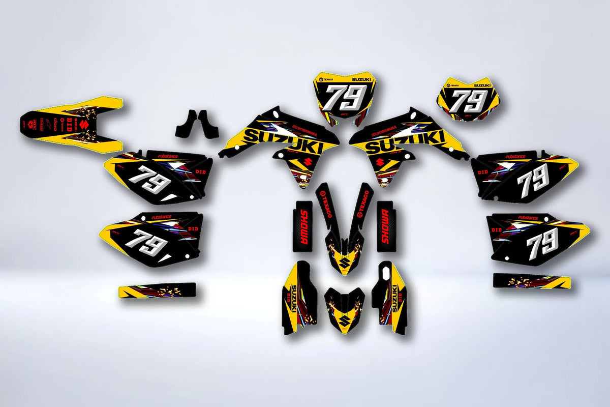 Graphics kit SUZUKI RMZ 450 2008-2017 - VOLTRIX
