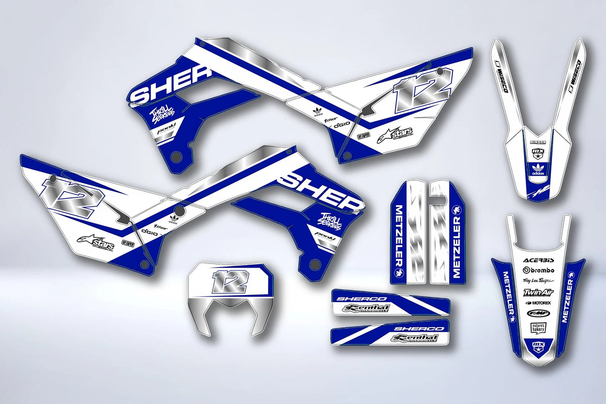 Kit autocolantes Sherco SE SEF 2017-2024 - METALIC