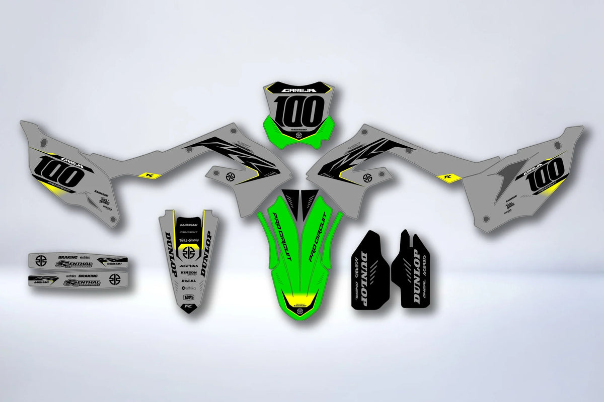 Kit Déco Kawasaki KXF 250 2021-2024 & KXF 450 2019-2023 - Zyvora