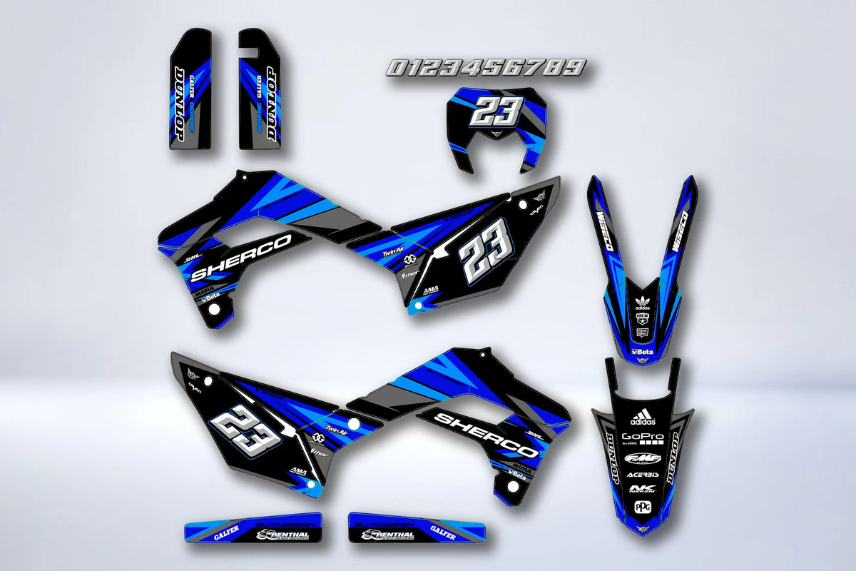 Dekor-Kit Sherco SE SEF 2017-2024 - STRYKR