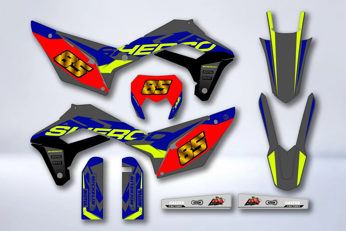 Dekor-Kit Sherco SE SEF 2017-2024 - STRYKA