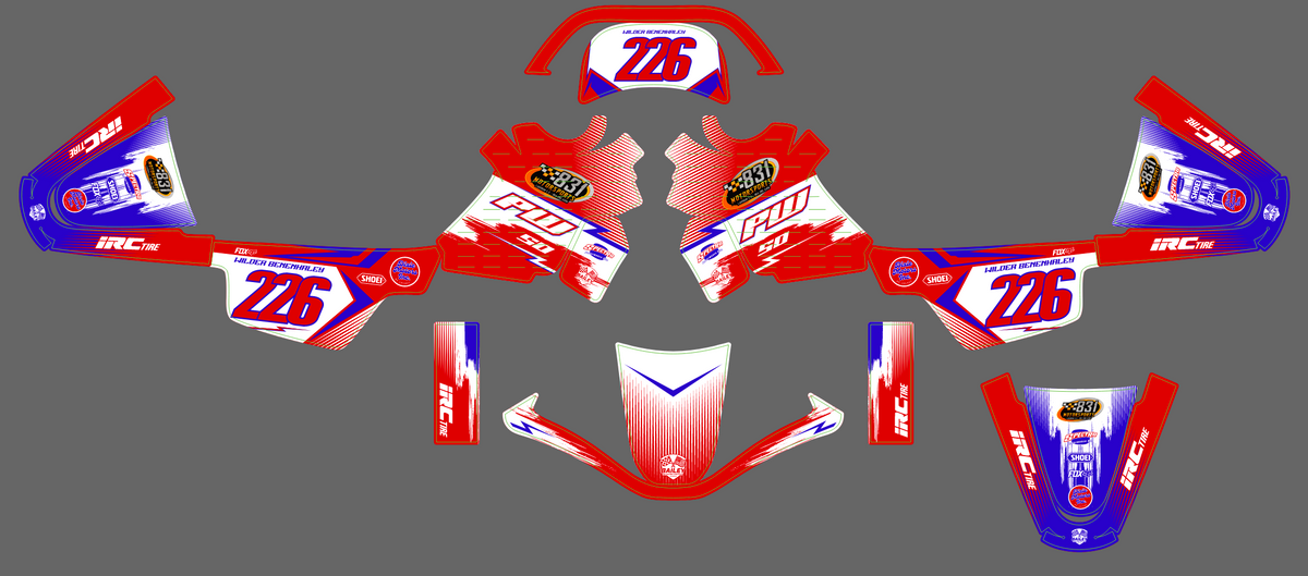 graphics kit YAMAHA PIWI PW 50 80 1990-2025 - RUKKUS