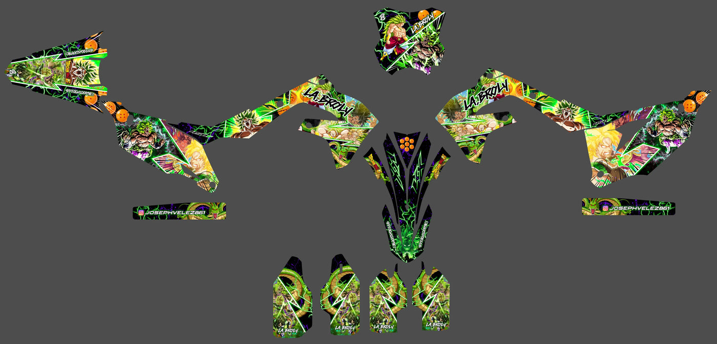 Kit Déco Kawasaki KXF 250 2021-2024 & KXF 450 2019-2023 - Revonix