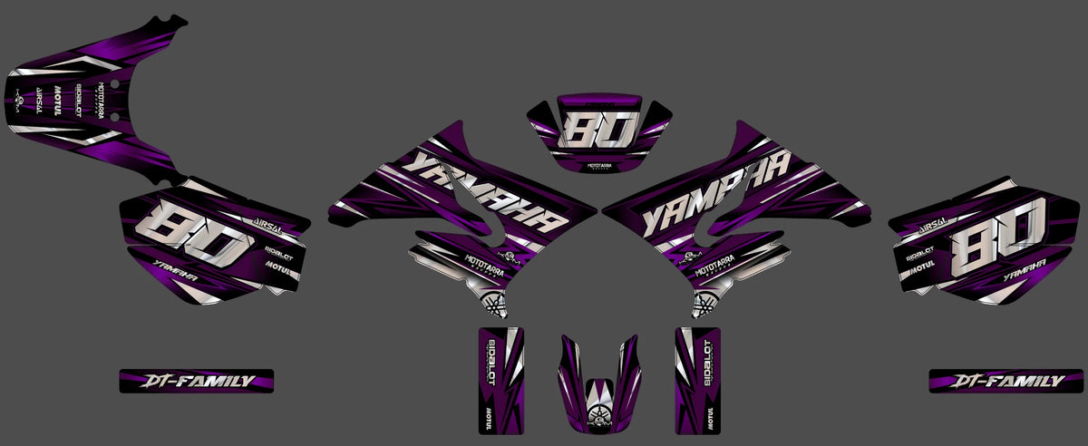 Yamaha DT 50 2003-2020 Deco Kit - VORTIX